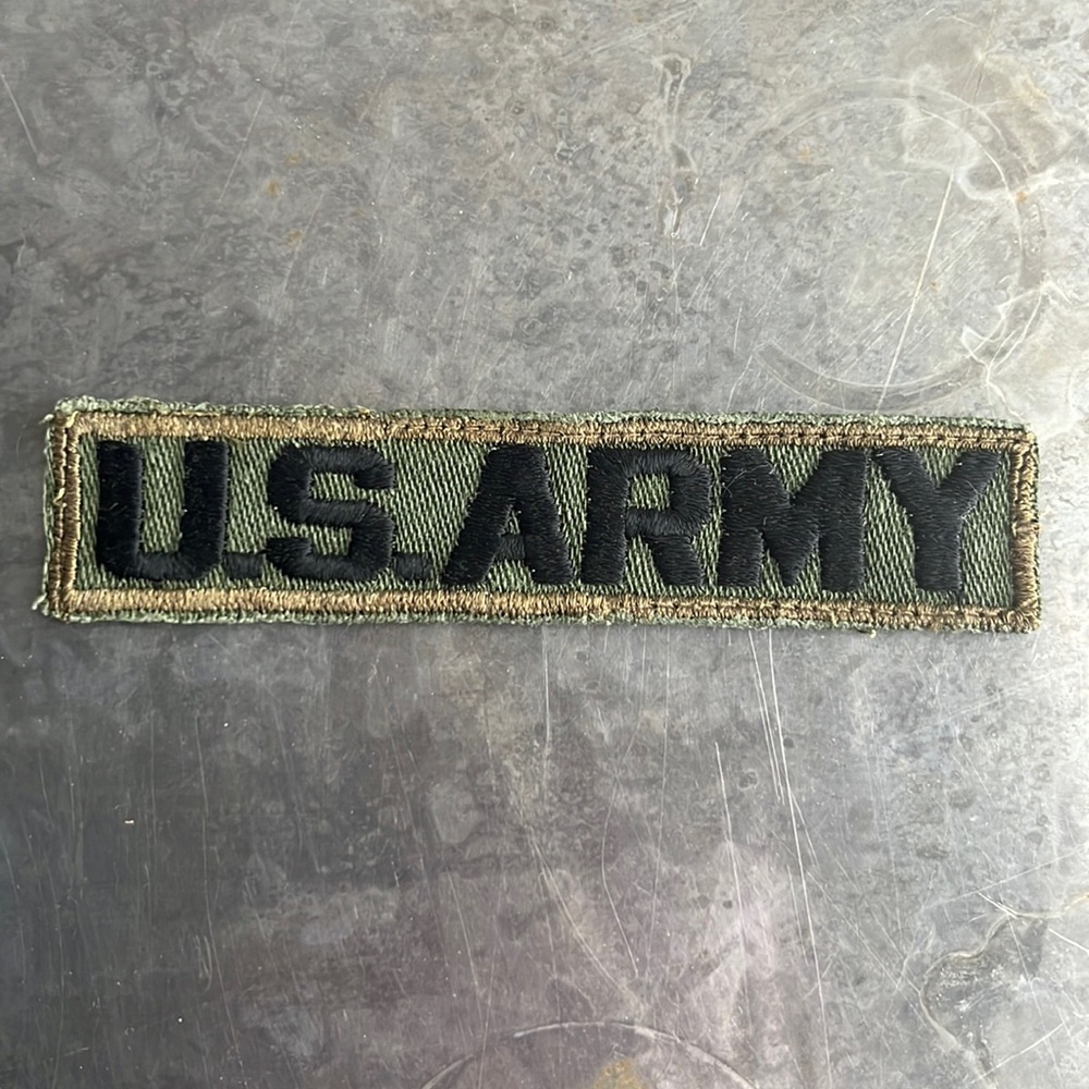 U.S. ARMY fully embroidered tape patch - Vintage